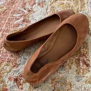 Lucky Brand Brown Leather Ballet Flats (size 8)